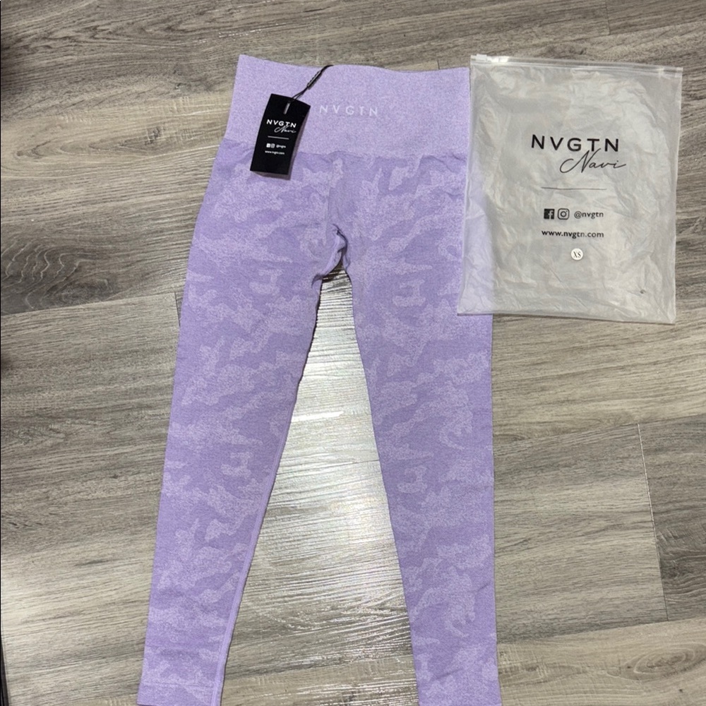 NVGTN Lavender Camouflage Leggings